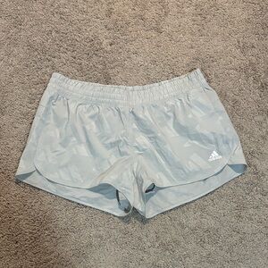 Adidas Women's Light Gray Athletic Shorts